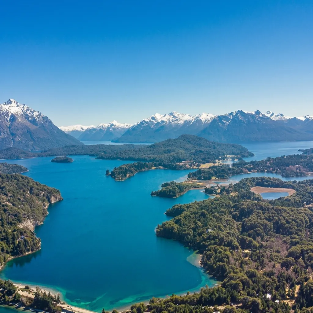 Lagos y cordillera en San Carlos de Bariloche